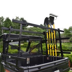 Alternative view of UTV Bed-Mount Rack System for Polaris or Gravely